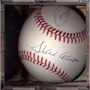  Autographed Hank Aaron Ball   Pete Rose & Nolan Ryan PSA 