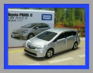 new 86 TOYOTA PRIUS α TOMICA TOMY silver  