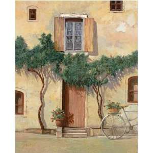 Mezza Bici (Canvas) by Guido Borelli. Size 15 inches width by 20 