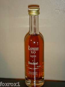 Bauchant XO Raspberry Cognac Liqueur 50 ML mini Collectable Glass 