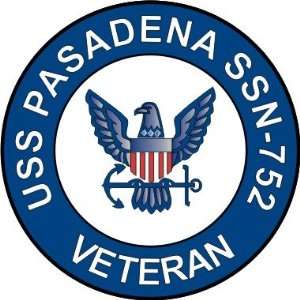   USS Pasadena SSN 752 Ship Veteran Decal Sticker 3.8 