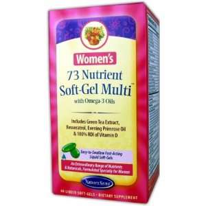  Natures Secret Womens 73 Nutrient Multi w/ Omega 3 