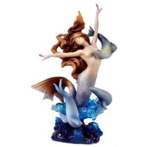  Sheila Wolk Ecstasy Mermaid & Sea Lion Figurine