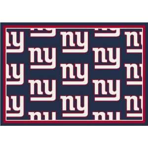   NFL Team Repeat Rug   New York Giants (Blue Bkgrd)