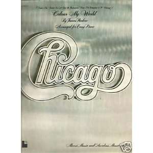  Sheet Music Colour My World Chicago 7 