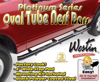   Black Nerf Side Rail Step Bar 21 2325 02 2008 Dodge Ram Reg Cab  