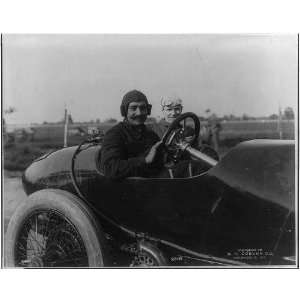  Unidentified men in racing cars,c1913