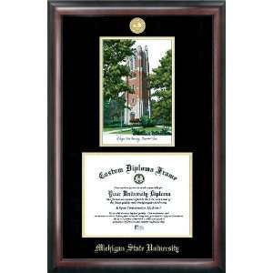   with Beaumont Tower Lithograph and Diploma Opening