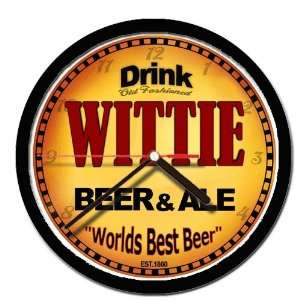  WITTIE beer and ale cerveza wall clock 