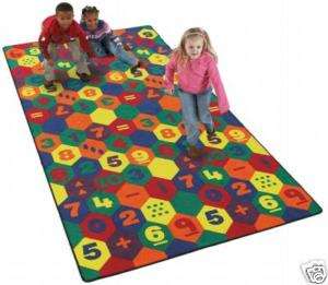 x6 Educational rug school daycare playroom fun kids  