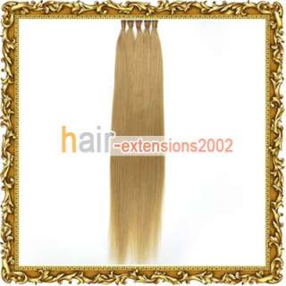 22 Stick tip Straight 100% Asion Human Hair Extensions 100s #24,0.5g 