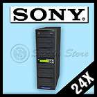 to 8 Target 24X SATA DVD CD Duplicator Tower SONY Burner Multiple 