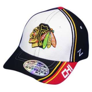 NHL CHICAGO BLACKHAWKS BLACK FLEX FIT XL XLARGE HAT CAP  