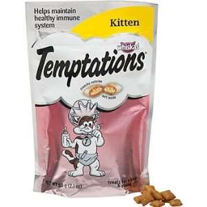  Whiskas Temptations Kitten Treats Chicken Flavor 4 Bags 