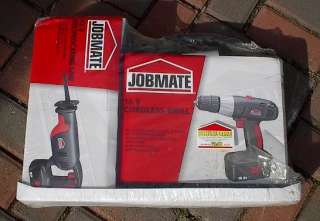 NEW Jobmate 18V RECIPRCATING SAW + Cordless Drill  