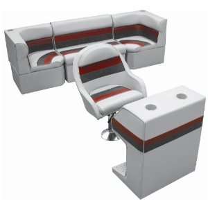  Wise Rear Group Deluxe Pontoon Boat Seat (I) Style Seating 