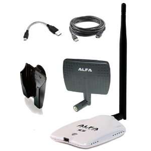 2000mw 2W 802.11 B/G/N Wireless USB Network Adaptor With 5dBi antenna 