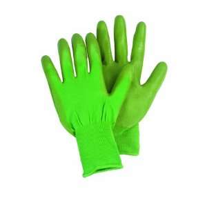  Seedling Lime Green Coated Gloves   Medium Patio, Lawn 