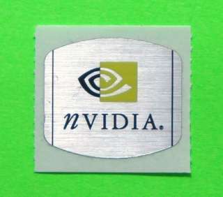 Original Nvidia Sticker Badge Decal Logo 25mm x 25mm  