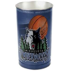   Timberwolves Waste Paper Trash Can   Trash Cans