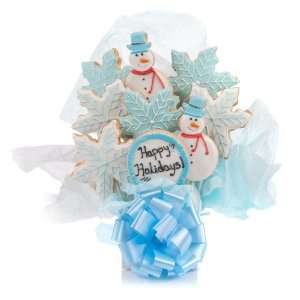 Winter Holidays Cookie Bouquet  9 Pc Bouquet  Grocery 