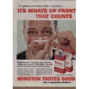   Winstons got a secret  1958 Winston Cigarettes Ad, A3807