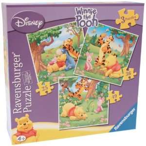  Ravensburger Winnie The Pooh 3 in a Box Puzzles Toys 