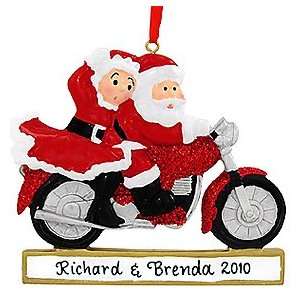  Personalized Motorcycle Couple Ornament