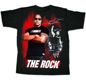 WWE The Rock Unleashed Mens T Shirt Tee  