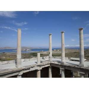 of Delos, UNESCO World Heritage Site, Cyclades, Greek Islands, Greece 