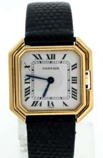 Cartier 27mm Vintage 18k Yellow Gold Ladies Watch.  