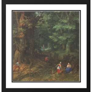 Brueghel, Jan the Elder 20x21 Framed and Double Matted Rest on the 