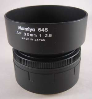 Mamiya 645 AF Camera Body   with a microprism focusing screen, a 