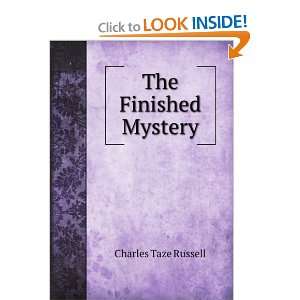  The Finished Mystery Charles Taze Russell Books