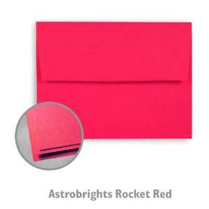    Astrobrights Rocket Red Envelope   1000/Carton