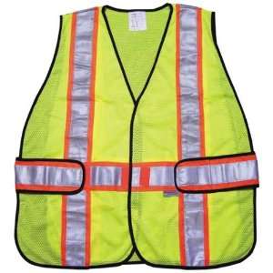 MCR Safety WCCL2LA Class II Traffic Safety Vest with 