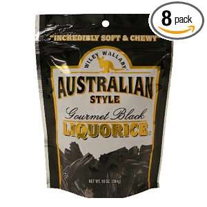 Wiley Wallaby Gourmet Australian Style Liquorice Gourmet Black 