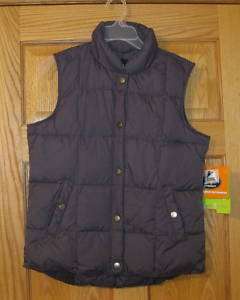 NEW DOWN FILLED VEST •PUFFER •GRAY•SMALL•LARGE•X LARGE 