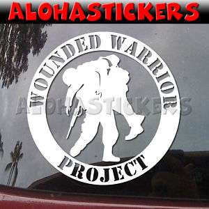 WOUNDED WARRIOR PROJECT Vinyl Decal Window Sticker ML82  