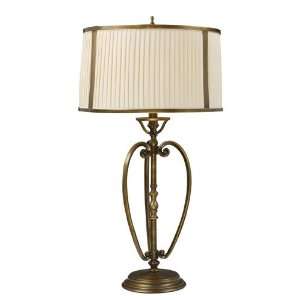  Williamsport 1 Light Table Lamp In Vintage Brass Patina 