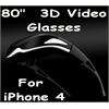 80 SUPERB DISPLAY HIGHEST RESOLUTION 3D VIRTUAL VIDEO GLASSES FOR 