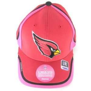  Arizona Cardinals Pink and Red Breast Cancer Coaches Hat 