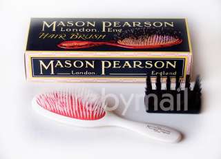 Mason Pearson Handy Nylon N3 Hair Brush (Ivory White)  
