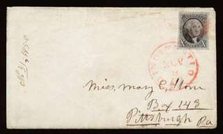   rates postage rates as authorized by congress act of march 3rd 1845