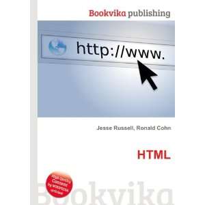HTML Ronald Cohn Jesse Russell  Books