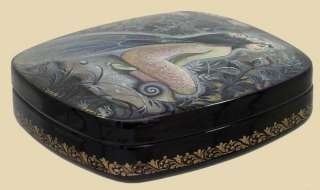 Fedoskino Russian Lacquer Box #3338 FAIRY & ELVES  
