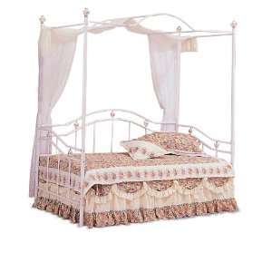    Girls White Sweetheart Canopy Twin Day Bed Day Bed