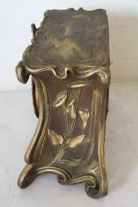 Antique Ansonia Mantel /Shelf Clock Windup Chime Pendulum Vintage 