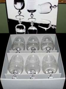 Crystal Bohemia ~ Claudia ~ Water Goblets Boxed ~ 340ml  