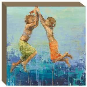  Rope Swing and Cannonball Set of 2 Wall Canvas